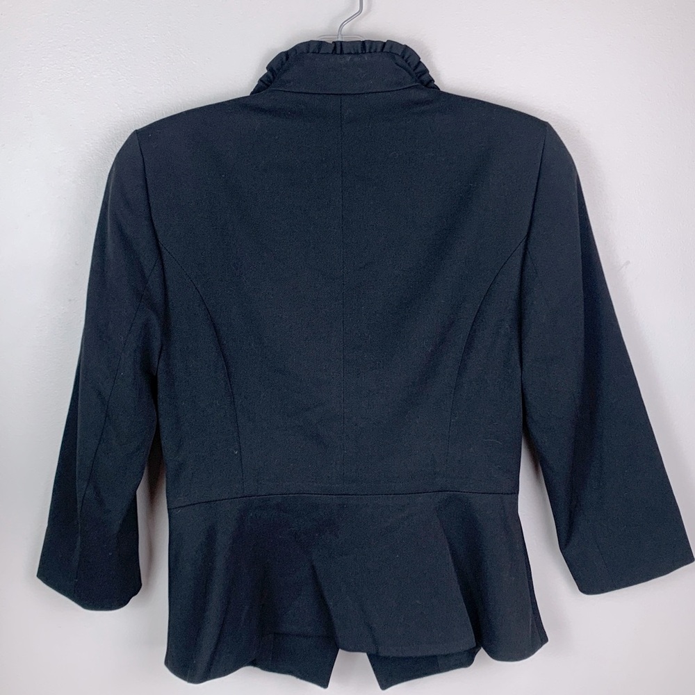White House Black Market Seasonless Ruffle Blazer NEW! - Picture 8 of 9